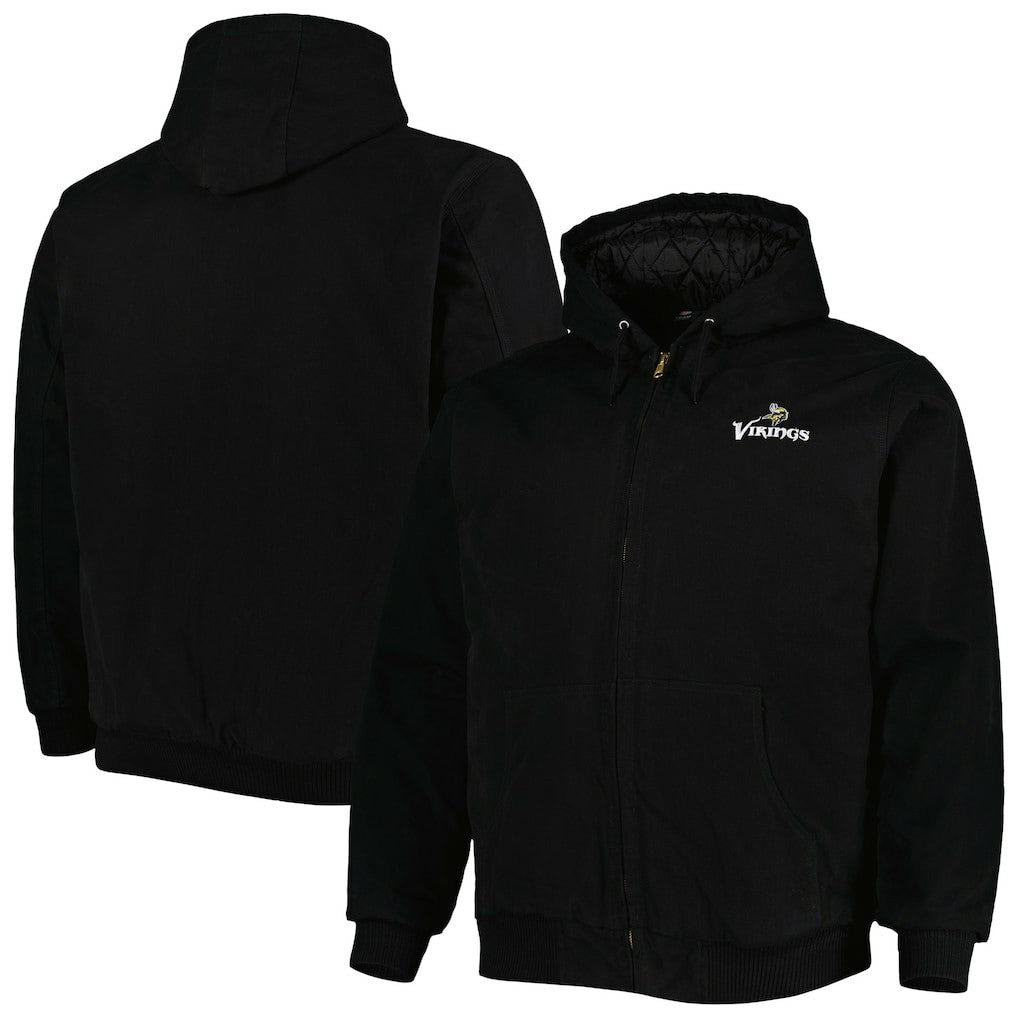 Minnesota Vikings Dunbrooke Big & Tall Dakota Canvas Hoodie Full-Zip Jacket | NFL Near me
