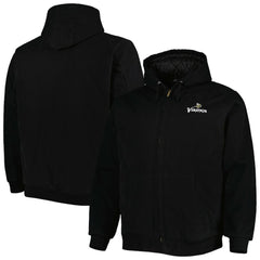 Minnesota Vikings Dunbrooke Big & Tall Dakota Canvas Hoodie Full-Zip Jacket | NFL Near me