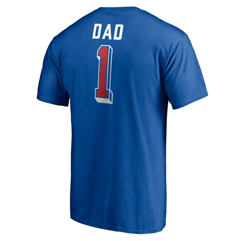 New York Rangers Number One Dad Logo T-Shirt -  NHL T-shirts