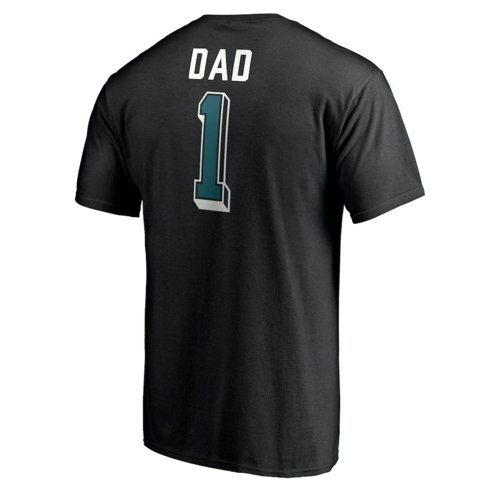 San Jose Sharks Number One Dad Logo T-Shirt -  NHL T-shirts