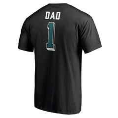 San Jose Sharks Number One Dad Logo T-Shirt -  NHL T-shirts