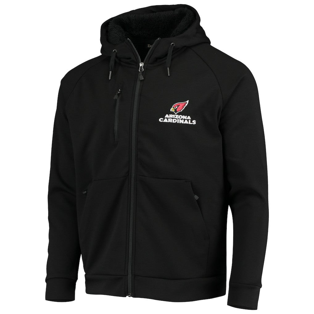 Arizona Cardinals Dunbrooke Shag Tri-Blend Full-Zip Raglan Hoodie | NFL New