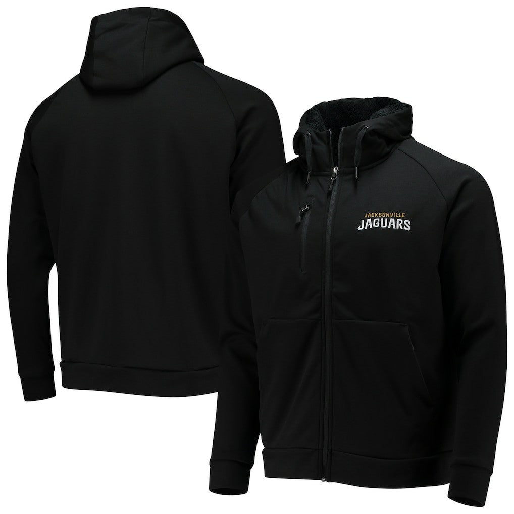 Jacksonville Jaguars Dunbrooke Shag Tri-Blend Full-Zip Raglan Hoodie | NFL New