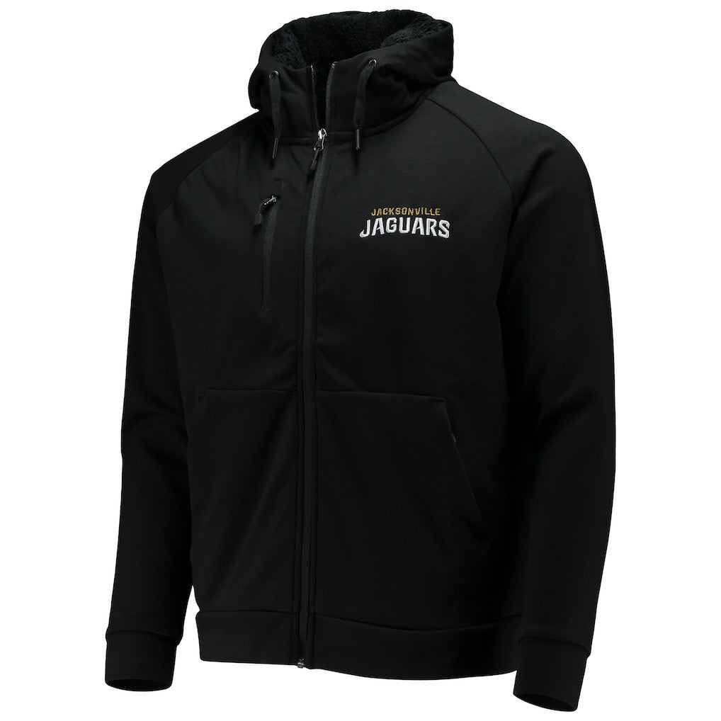 Jacksonville Jaguars Dunbrooke Shag Tri-Blend Full-Zip Raglan Hoodie | NFL New