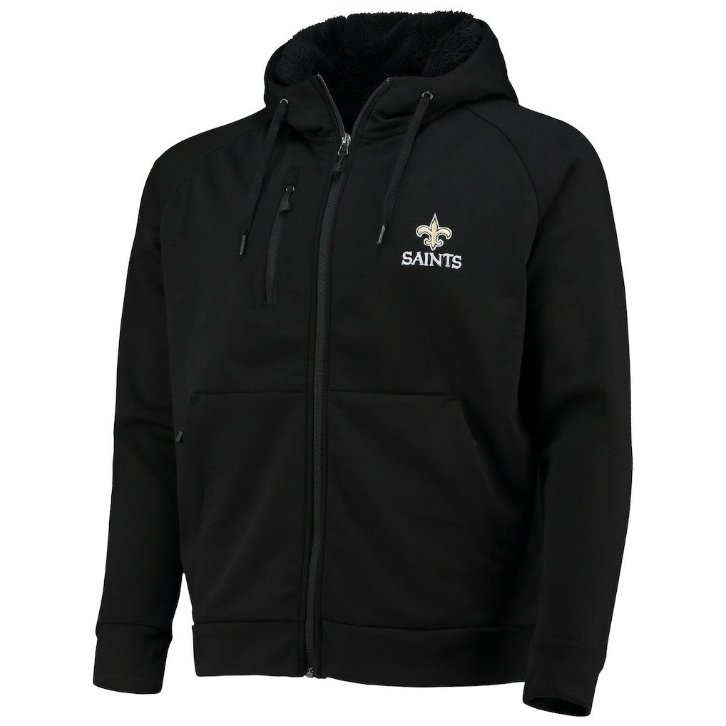 New Orleans Saints Dunbrooke Shag Tri-Blend Full-Zip Raglan Hoodie | NFL Online