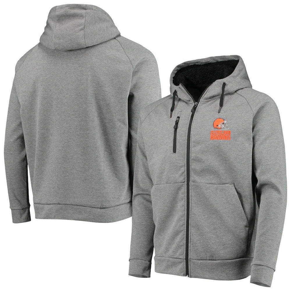 Cleveland Browns Dunbrooke Shag Tri-Blend Full-Zip Raglan Hoodie | NFL Near me