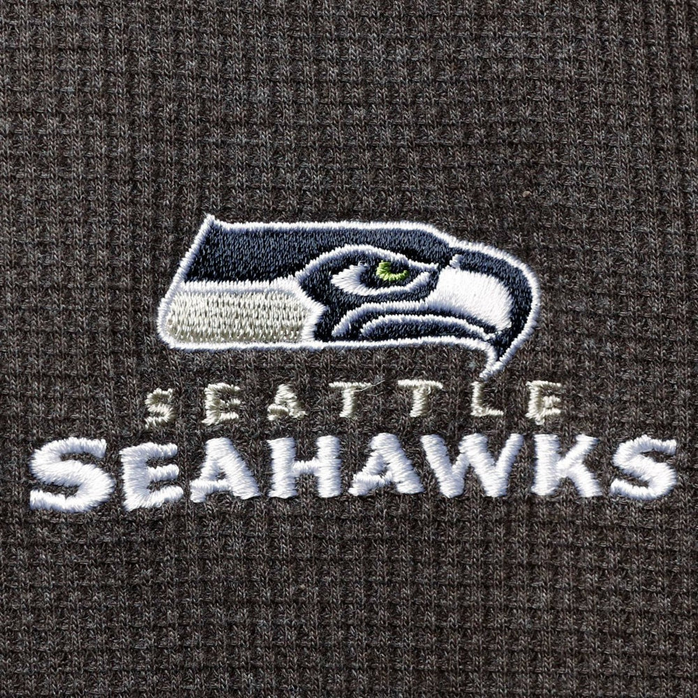 Seattle Seahawks Dunbrooke Logo Maverick Thermal Henley Long Sleeve T-Shirt | NFL Online