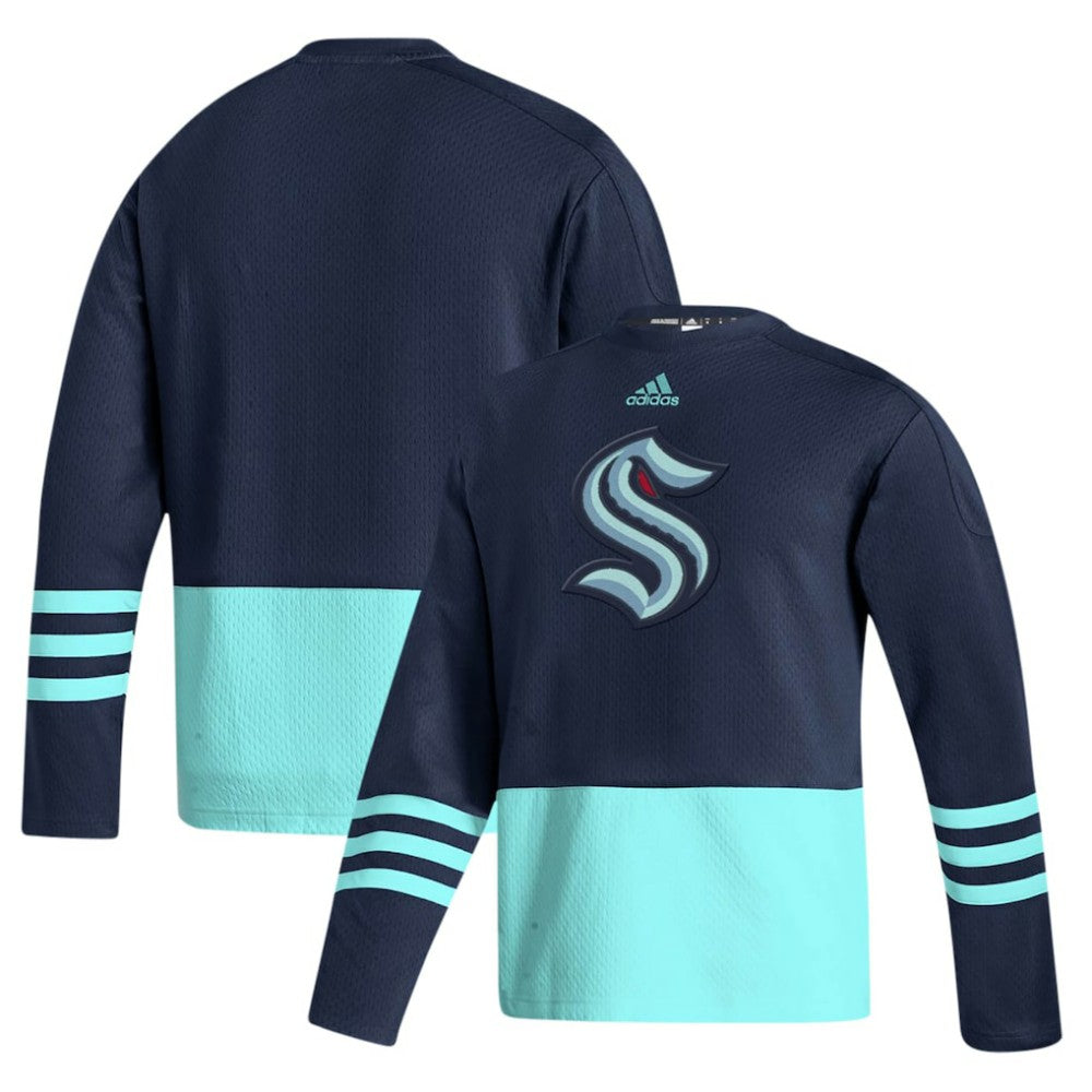 Seattle Kraken adidas Logo AEROREADY Pullover Sweater -  NHL Pullover