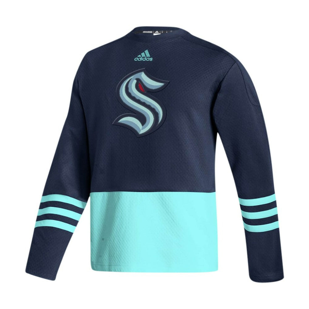 Seattle Kraken adidas Logo AEROREADY Pullover Sweater -  NHL Pullover