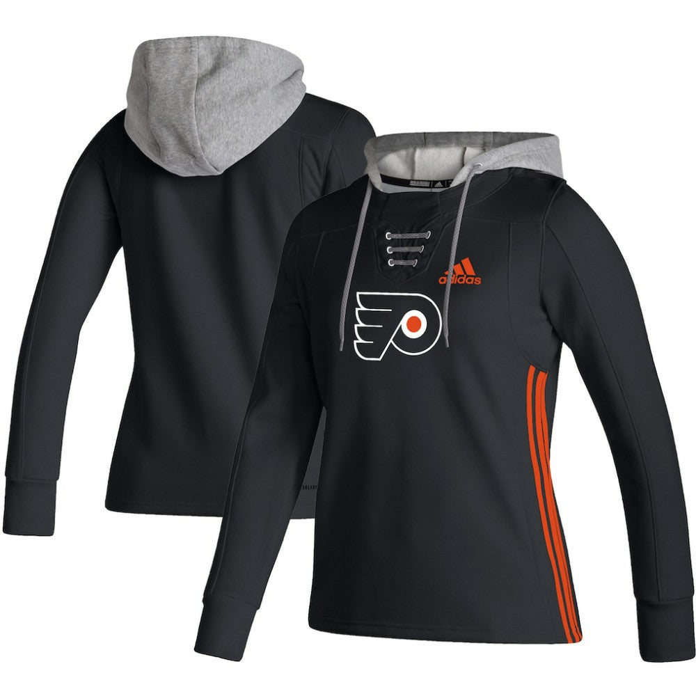 Philadelphia Flyers adidas Women's Skate Lace AEROREADY Pullover Hoodie -  NHL Hoodies
