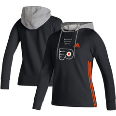 Philadelphia Flyers adidas Women's Skate Lace AEROREADY Pullover Hoodie -  NHL Hoodies