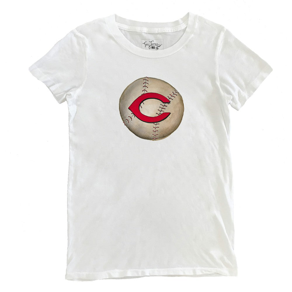 Cincinnati Reds Tiny Turnip Women's Stitched Baseball T-Shirt - MLB T-shirts