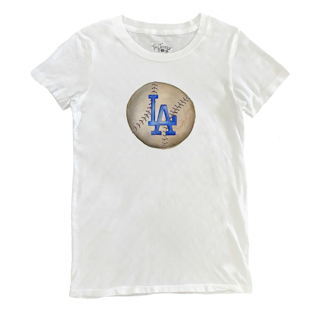 Los Angeles Dodgers Tiny Turnip Women's Stitched Baseball T-Shirt - MLB T-shirts