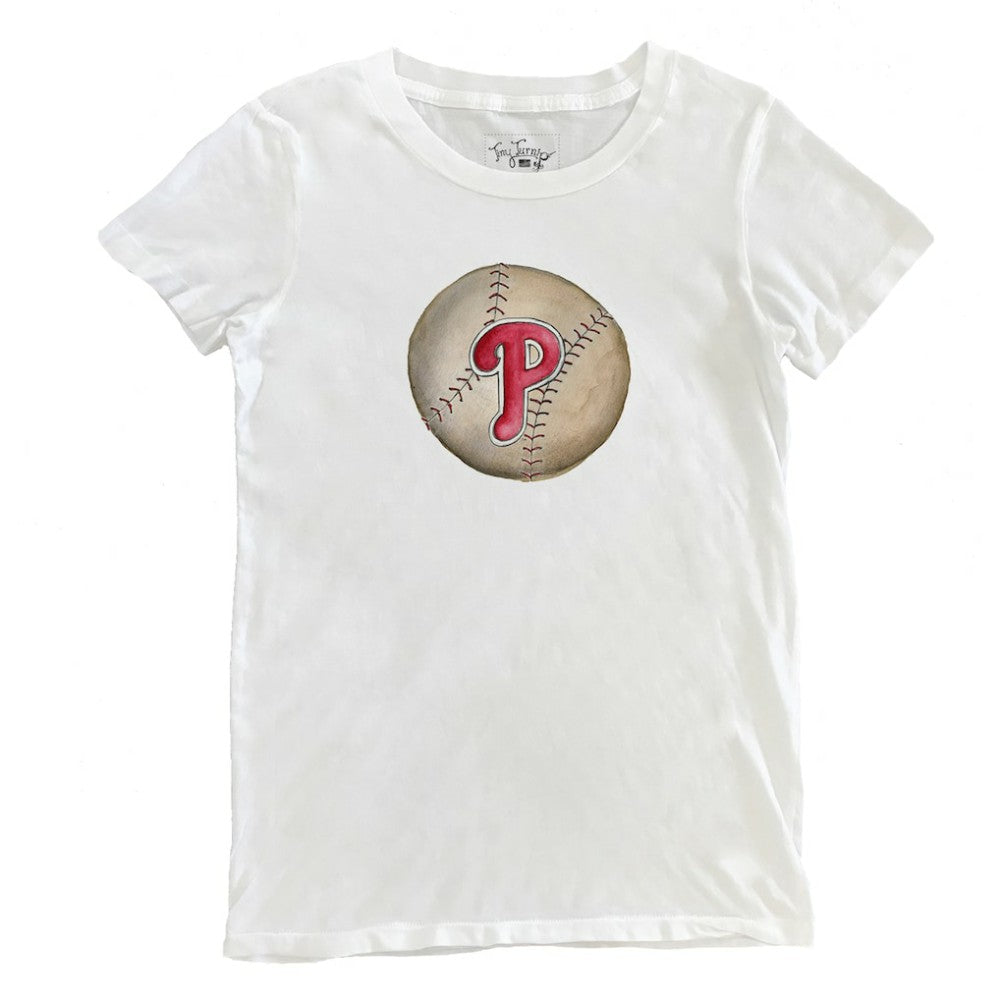 Philadelphia Phillies Tiny Turnip Women's Stitched Baseball T-Shirt - MLB T-shirts