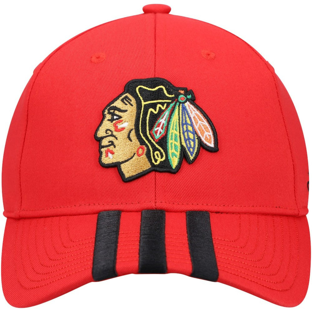 Chicago Blackhawks adidas Locker Room Three Stripe Adjustable Hat -  NHL Hats
