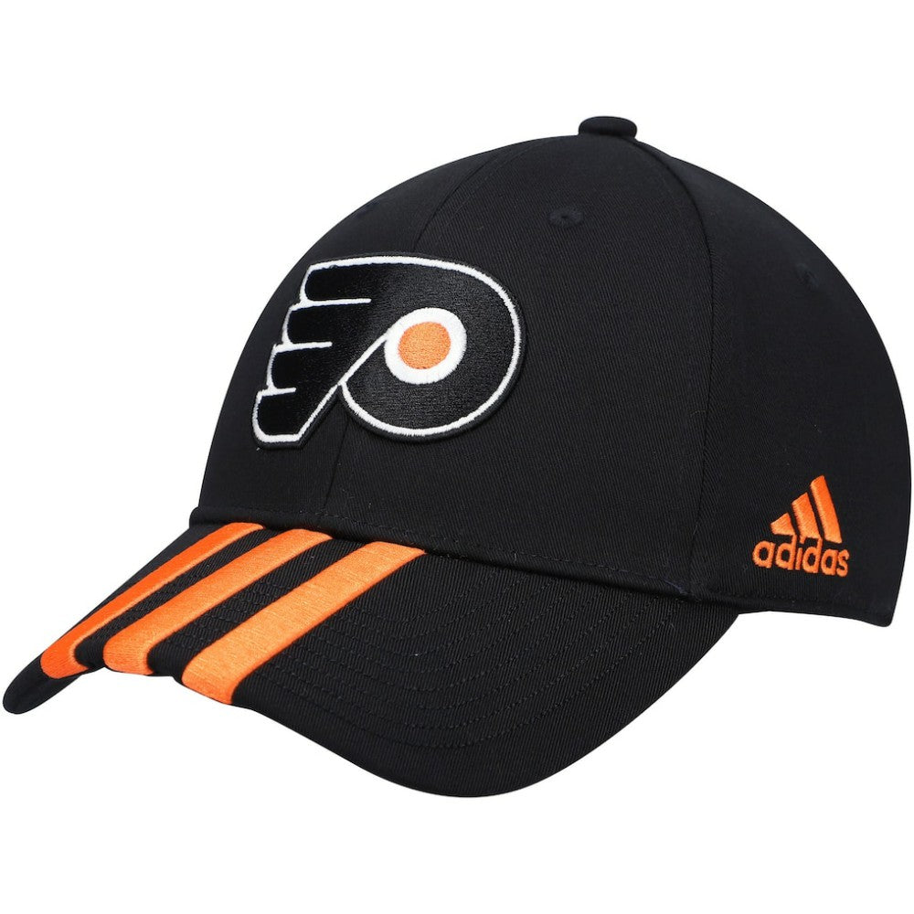 Philadelphia Flyers adidas Locker Room Three Stripe Adjustable Hat -  NHL Hats