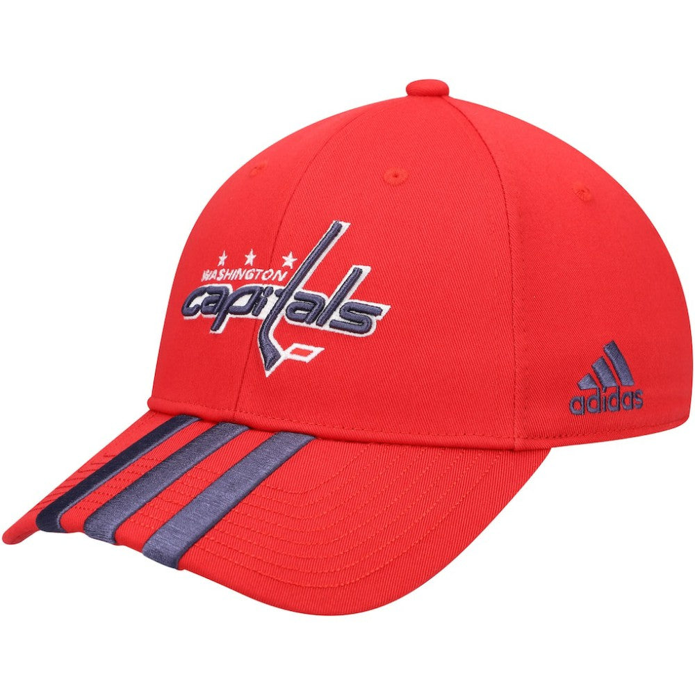 Washington Capitals adidas Locker Room Three Stripe Adjustable Hat -  NHL Hats