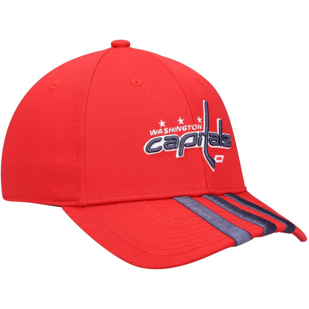 Washington Capitals adidas Locker Room Three Stripe Adjustable Hat -  NHL Hats