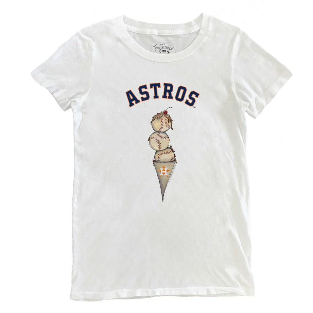 Houston Astros Tiny Turnip Women's Triple Scoop T-Shirt - MLB T-shirts
