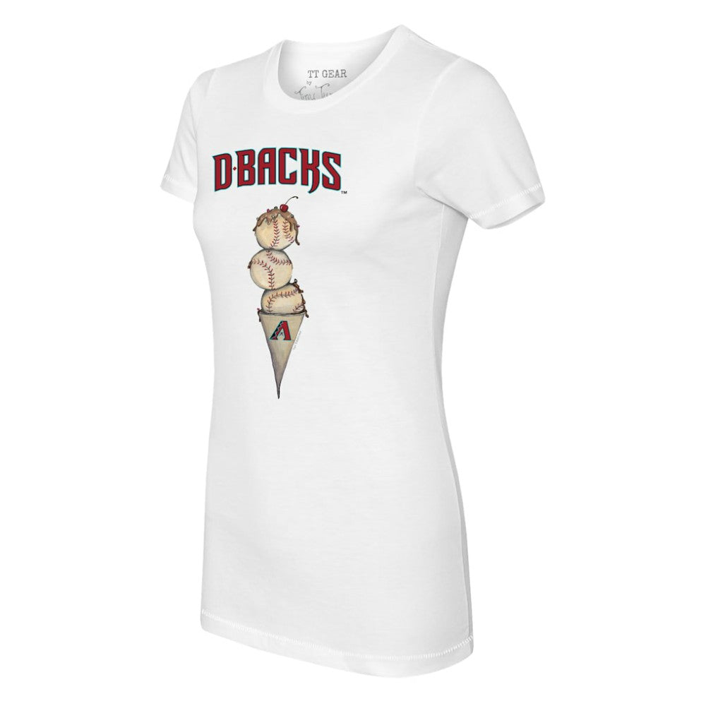 Arizona Diamondbacks Tiny Turnip Women's Triple Scoop T-Shirt - MLB T-shirts
