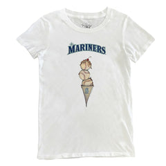 Seattle Mariners Tiny Turnip Women's Triple Scoop T-Shirt - MLB T-shirts