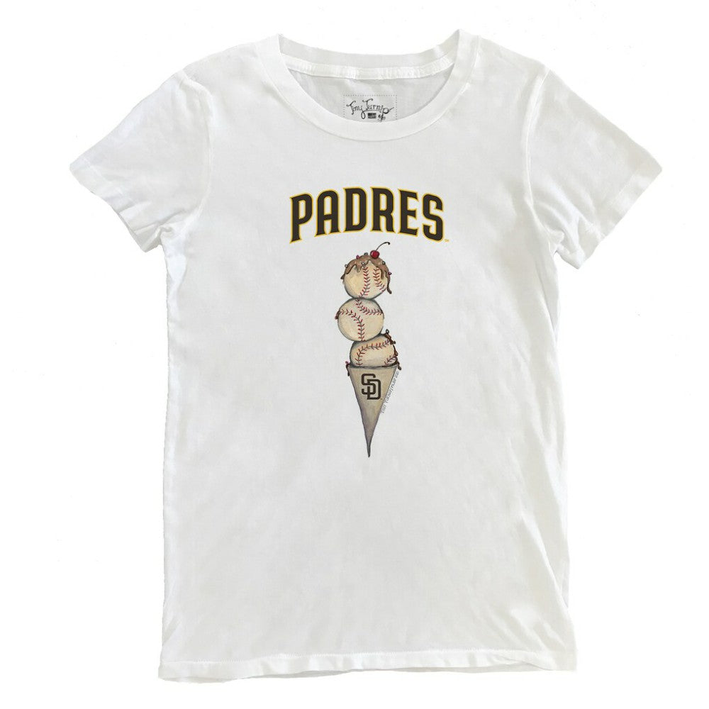San Diego Padres Tiny Turnip Women's Triple Scoop T-Shirt - MLB T-shirts