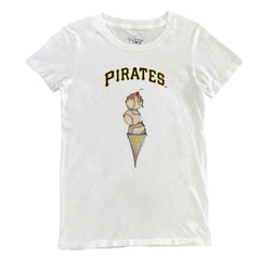 Pittsburgh Pirates Tiny Turnip Women's Triple Scoop T-Shirt - MLB T-shirts