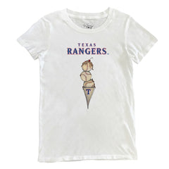 Texas Rangers Tiny Turnip Women's Triple Scoop T-Shirt - MLB T-shirts