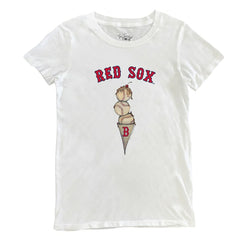 Boston Red Sox Tiny Turnip Women's Triple Scoop T-Shirt - MLB T-shirts