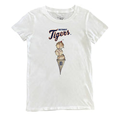 Detroit Tigers Tiny Turnip Women's Triple Scoop T-Shirt - MLB T-shirts