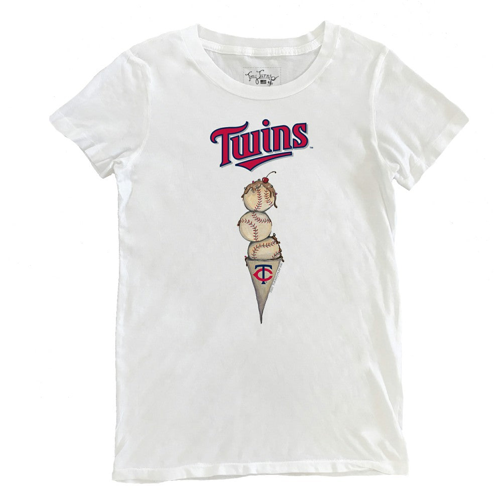 Minnesota Twins Tiny Turnip Women's Triple Scoop T-Shirt - MLB T-shirts