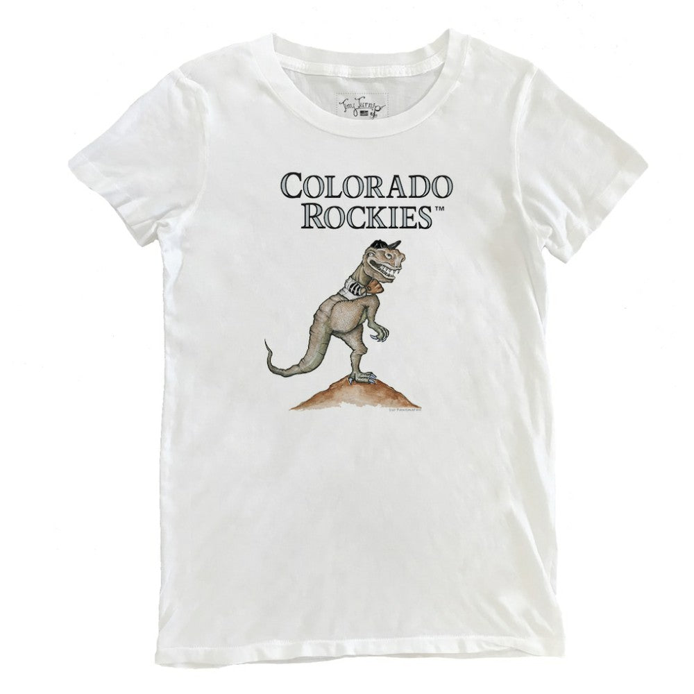 Colorado Rockies Tiny Turnip Women's TT Rex T-Shirt - MLB T-shirts