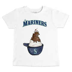 Seattle Mariners Tiny Turnip Youth Sundae Helmet T-Shirt - MLB T-shirts