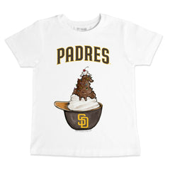 San Diego Padres Tiny Turnip Youth Sundae Helmet T-Shirt - MLB T-shirts