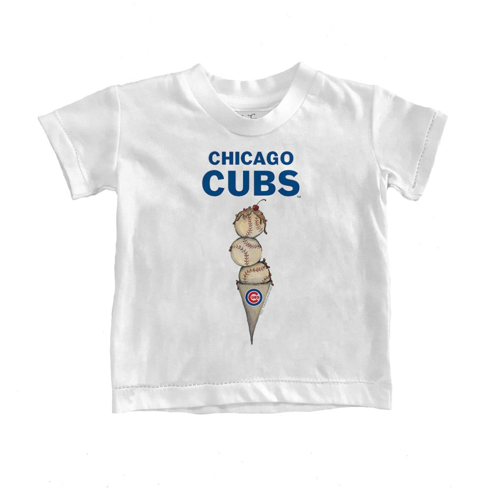 Chicago Cubs Tiny Turnip Youth Triple Scoop T-Shirt - MLB T-shirts