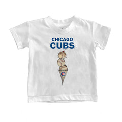 Chicago Cubs Tiny Turnip Youth Triple Scoop T-Shirt - MLB T-shirts