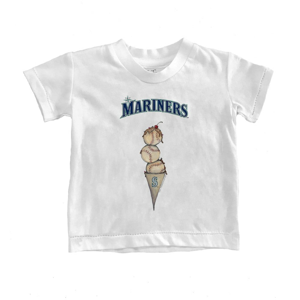 Seattle Mariners Tiny Turnip Youth Triple Scoop T-Shirt - MLB T-shirts