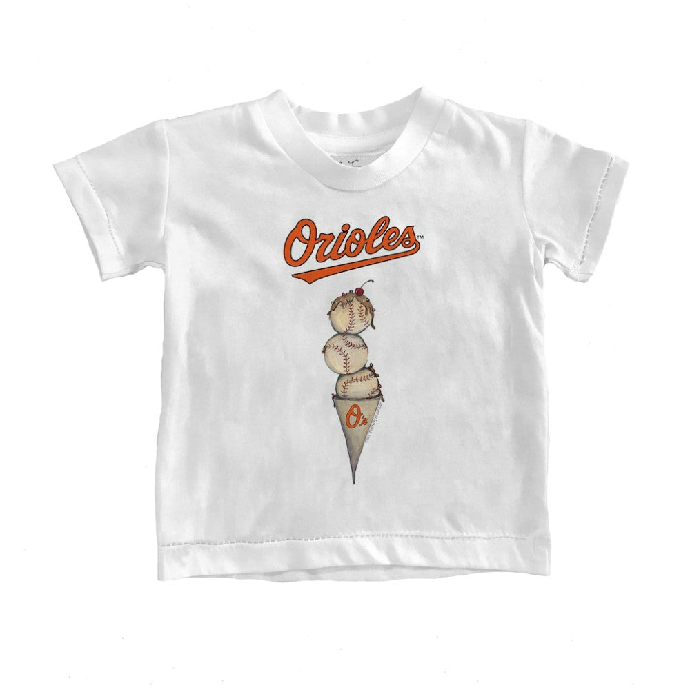 Baltimore Orioles Tiny Turnip Youth Triple Scoop T-Shirt - MLB T-shirts