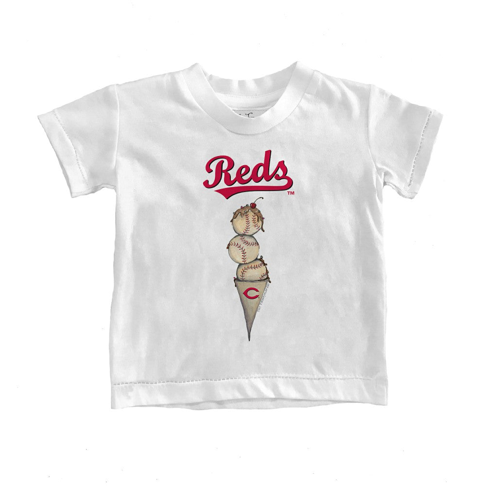 Cincinnati Reds Tiny Turnip Youth Triple Scoop T-Shirt - MLB T-shirts