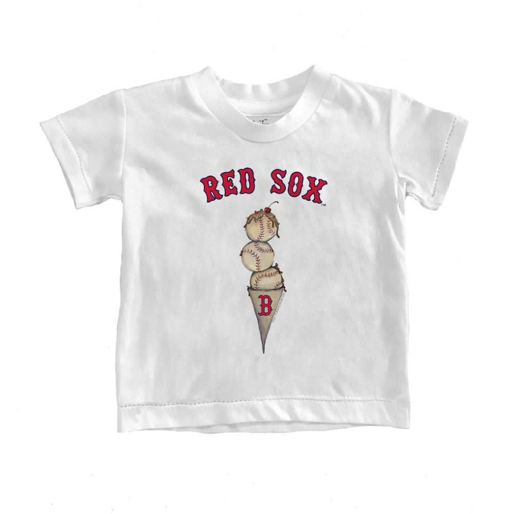 Boston Red Sox Tiny Turnip Youth Triple Scoop T-Shirt - MLB T-shirts