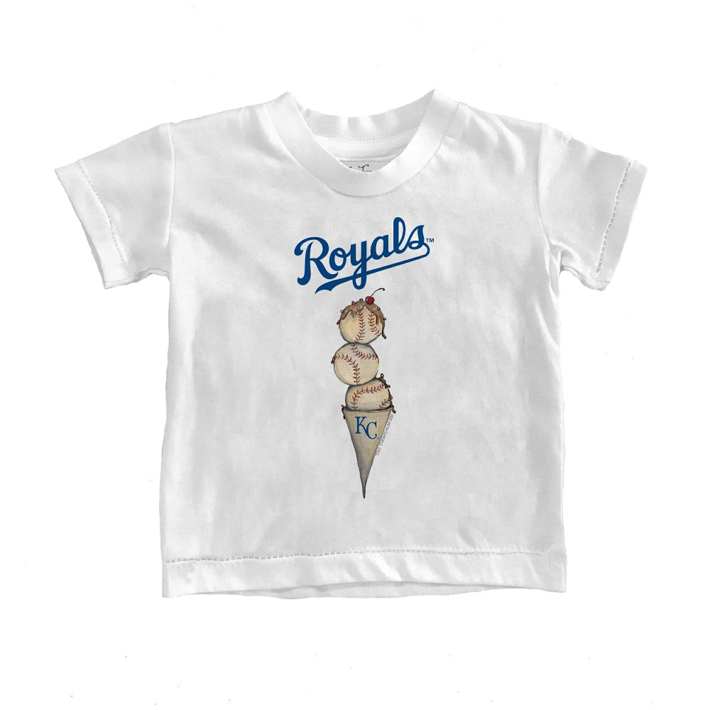 Kansas City Royals Tiny Turnip Youth Triple Scoop T-Shirt - MLB T-shirts