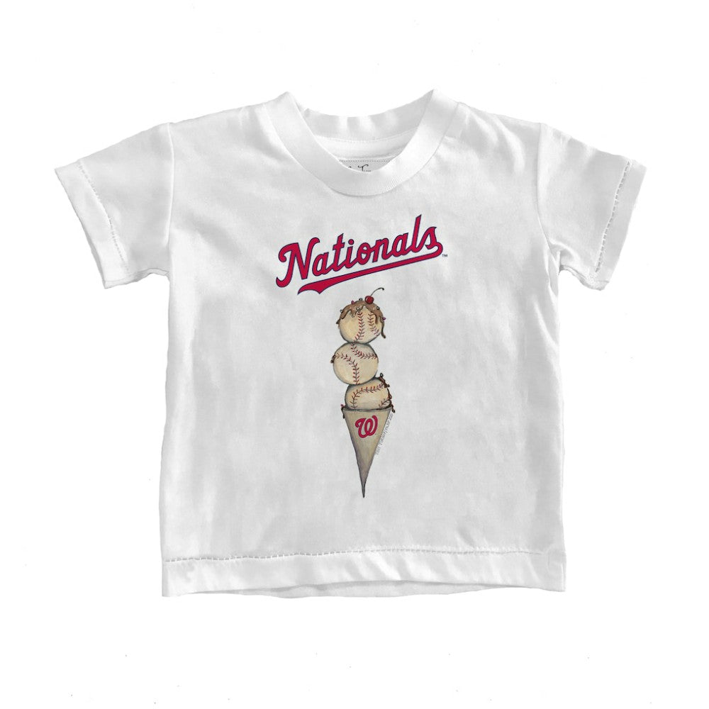 Washington Nationals Tiny Turnip Youth Triple Scoop T-Shirt - MLB T-shirts