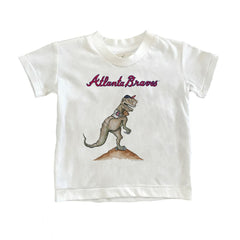 Atlanta Braves Tiny Turnip Youth TT Rex T-Shirt - MLB T-shirts