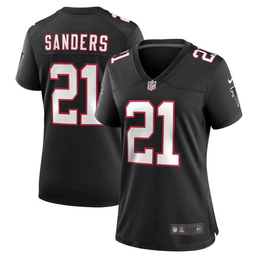 Atlanta Falcons Deion Sanders  Women's Alternate Retired Player Game Jersey | NFL New