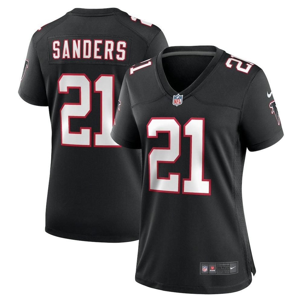 Atlanta Falcons Deion Sanders  Women's Alternate Retired Player Game Jersey | NFL New