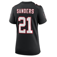 Atlanta Falcons Deion Sanders  Women's Alternate Retired Player Game Jersey | NFL New