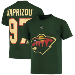 Kirill Kaprizov Minnesota Wild Youth Player Name & Number T-Shirt -  NHL T-shirts