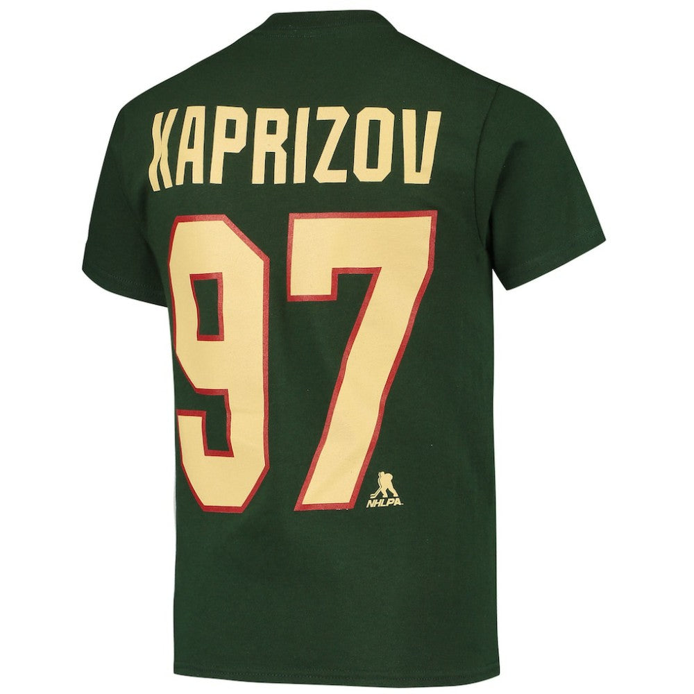 Kirill Kaprizov Minnesota Wild Youth Player Name & Number T-Shirt -  NHL T-shirts