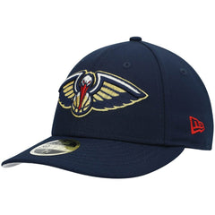 Navy New Orleans Pelicans Team Low Profile 59FIFTY Fitted Hat | NBA
