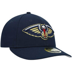 Navy New Orleans Pelicans Team Low Profile 59FIFTY Fitted Hat | NBA